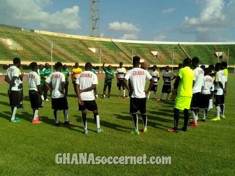 Black Stars training