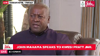 Flagbearer of the NDC, John Mahama