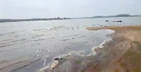 Baifikron dam in critically low water level