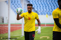 Black Stars goalkeeper Jojo Wollacott