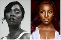 Nigerian singers, Tiwa Savage and Seyi Shay