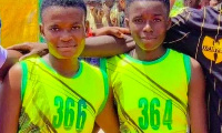 Two of Ghana's representatives at the Junior Athletics Championship