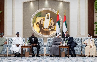 Vice President Dr Mahamudu Bawumia is in the UAE following the death of Sheikh Zayed Al Nahyan