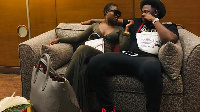 Fella Makafui with husband, Medikal