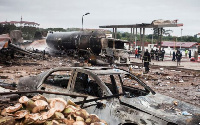 The fire brought in its wake huge explosions which were sighted in areas like Dome and Achimota