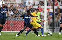 Kwadwo Asamoah featured in Inter Milan's clash with Chelsea in the ICC