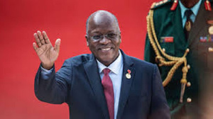 The late president of Tanzania, Mr John Magufuli