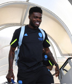 Arsenal midfielder Thomas Partey