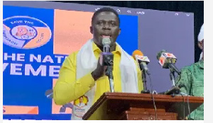 Desmond Kwame Abrefa, the presidential candidate for Save the Nation Movement