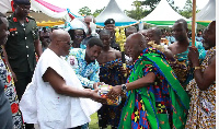 President Akufo-Addo and Ogyeahoho Yaw Gyebi ll