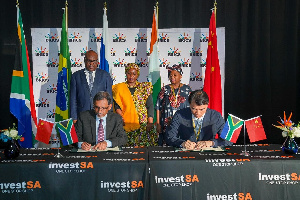 SA Signs Mou With China