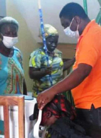 Akyem Swedru MP organised free eye screening