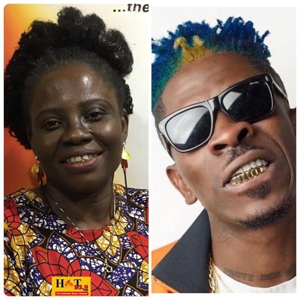 Musicians Hannah Marfo and Shatta Wale