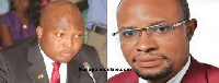 Samuel Okudzeto Ablakwa (L) and Collins Owusu Amankwah(R)