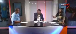 Pius Hadzide, Sammy Gyamfi and Host, Nana Aba Anamoah