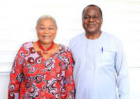 Rev. Joyce Aryee with Dr. Alhassan Andani