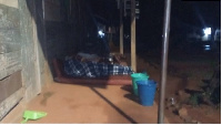 Students of Yilo Krobo SHS sleeping in the open