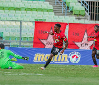 Ghanaian forward Kwaku Osei Bonsu