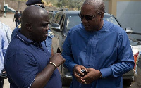 Chief of Staff, Julius Debrah and President John Mahama