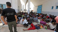 The migrants were transferred to a hotel on the island of Djerba