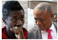 Asamoah Gyan and Lawyer Maurice Ampaw