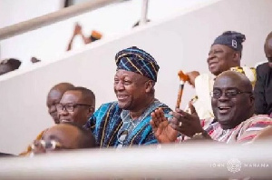 John Dramani Mahama, former President of Ghana at the Aliu Mahama Sports Stadium