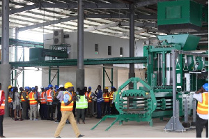 Some Members of Parliament took a tour of the facility on Monday