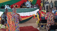 President Akufo-Addo called on the chiefs unite so as to ensure development in the area