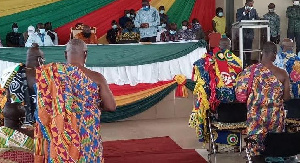 President Akufo-Addo called on the chiefs unite so as to ensure development in the area