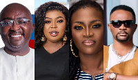 Dr. Bawumia, Afia Schwarzenegger, Ayisha Modi and Mr. Logic