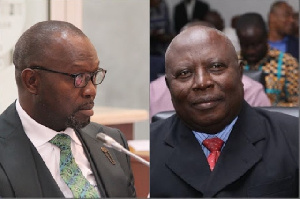 Dominic Ayine and Martin  Amidu