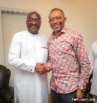 Vice President Dr Mahamudu Bawumia and Reverend Owusu Bempah