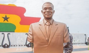 Statue of the late John Atta Mills