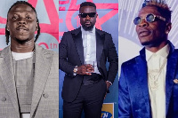 Stonebwoy, Sarkodie and Shatta Wale