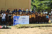 Participants in a group picture