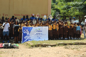 Participants in a group picture