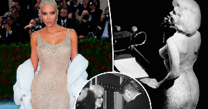 Kim Kardashian wore Marilyn Monroe's US$4.81 million worth of dress to the et Gala