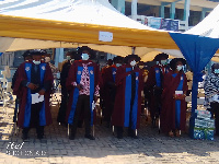 A photograph taken at the graduation ceremony at Koforidua Technical University (KTU)