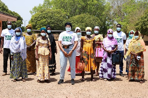 Some participants of the Women in Agric project in a group photo