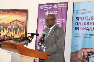 Country Representative for WHO, Dr. Francis Chikasa Kasolo