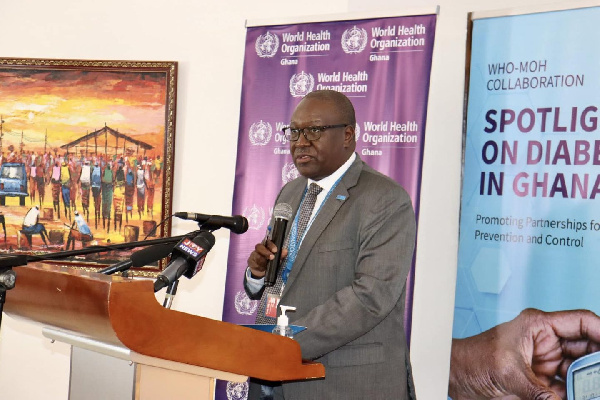 Country Representative for WHO, Dr. Francis Chikasa Kasolo