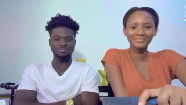 Kuami Eugene and Priscilla take TikTok challenge