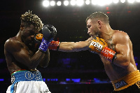 Richard Commey was knocked by Lomachenko in round 7