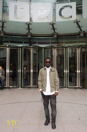 Sarkodie At BBC News Center