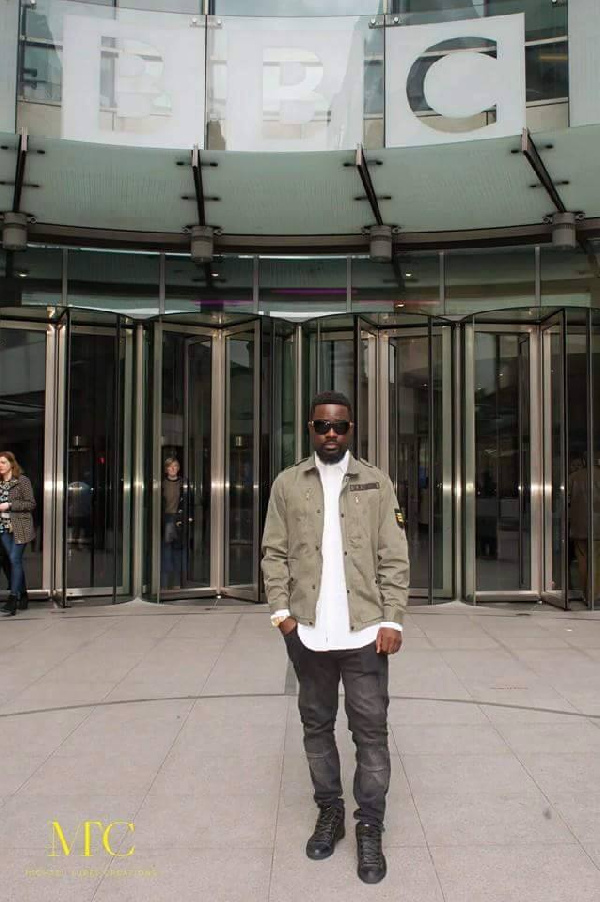 Sarkodie at BBC news center