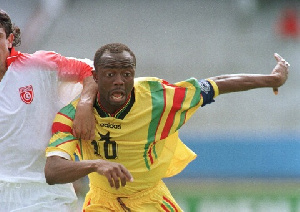 Abedi Pele in his hey days for the Black Stars