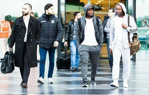 Michael Essien has returned to Azerbaijan to sign for top-flight side Sabail FC