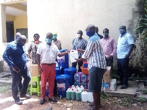 NPP Executives presenting the items to the GJA Executives