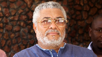 Former President of Ghana, Jerry John Rawlings