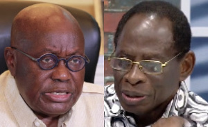 Dr Kofi Konadu Apraku (right), Nana Addo Dankwa Akufo-Addo (left)